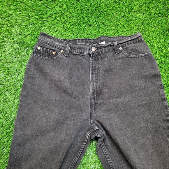 VTG 90s Levis 522 Jeans Womens 18 USA Made High Waisted Tapered - Picture 3 of 9